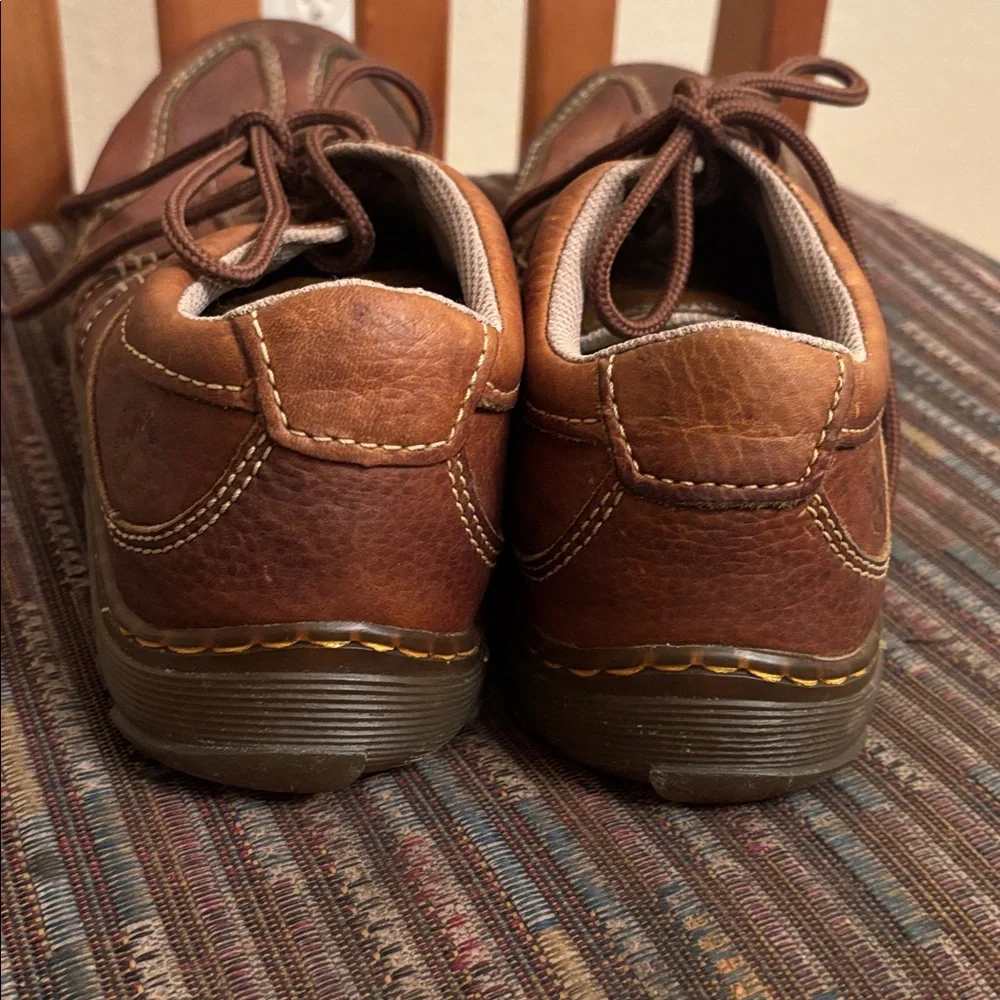 Dr. Martins Brown Leather Men's Shoes‎